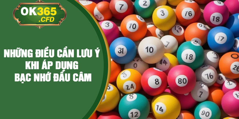 Những điều cần lưu ý khi áp dụng bạc nhớ đầu câm